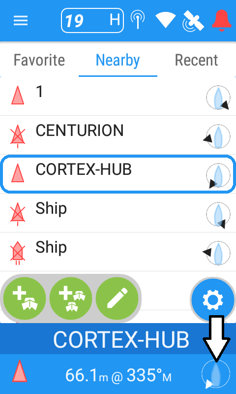 Select Vessel Option