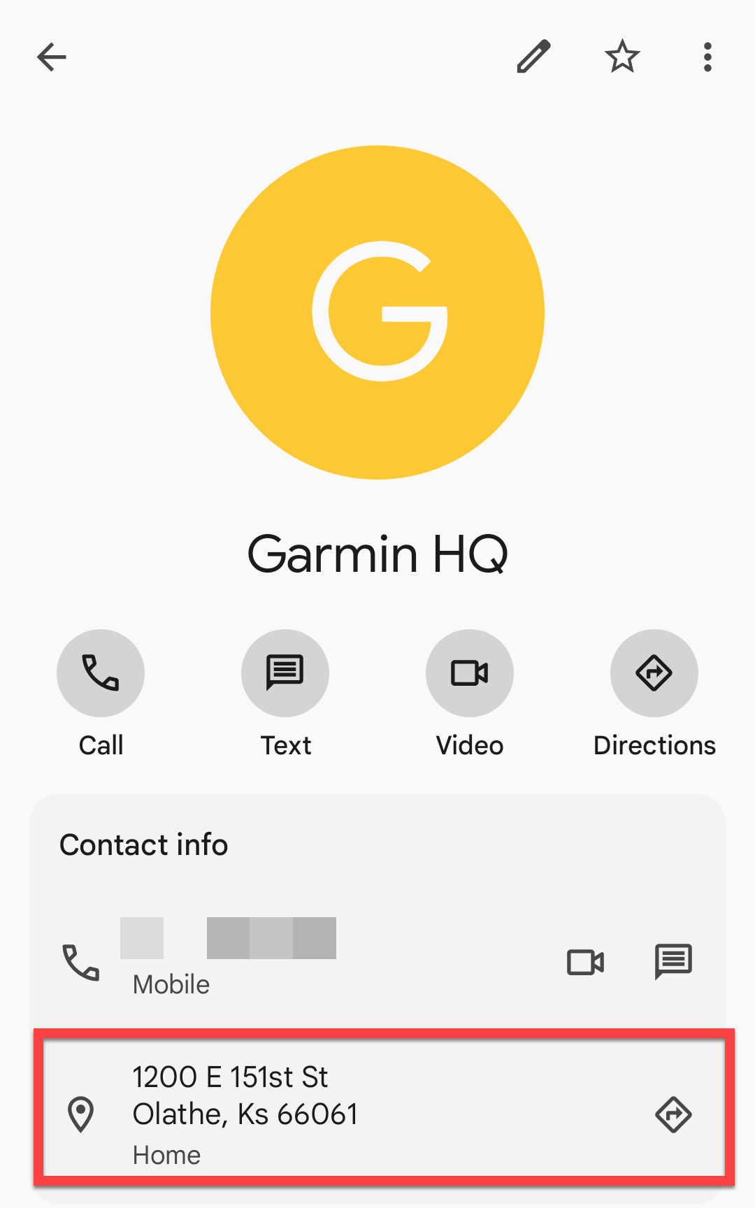 Select address android Select address android