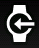 Watch icon with arrow pointing inwards