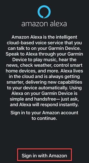Sign in with Amazon