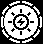 Sun symbol with rectangles around the edge.