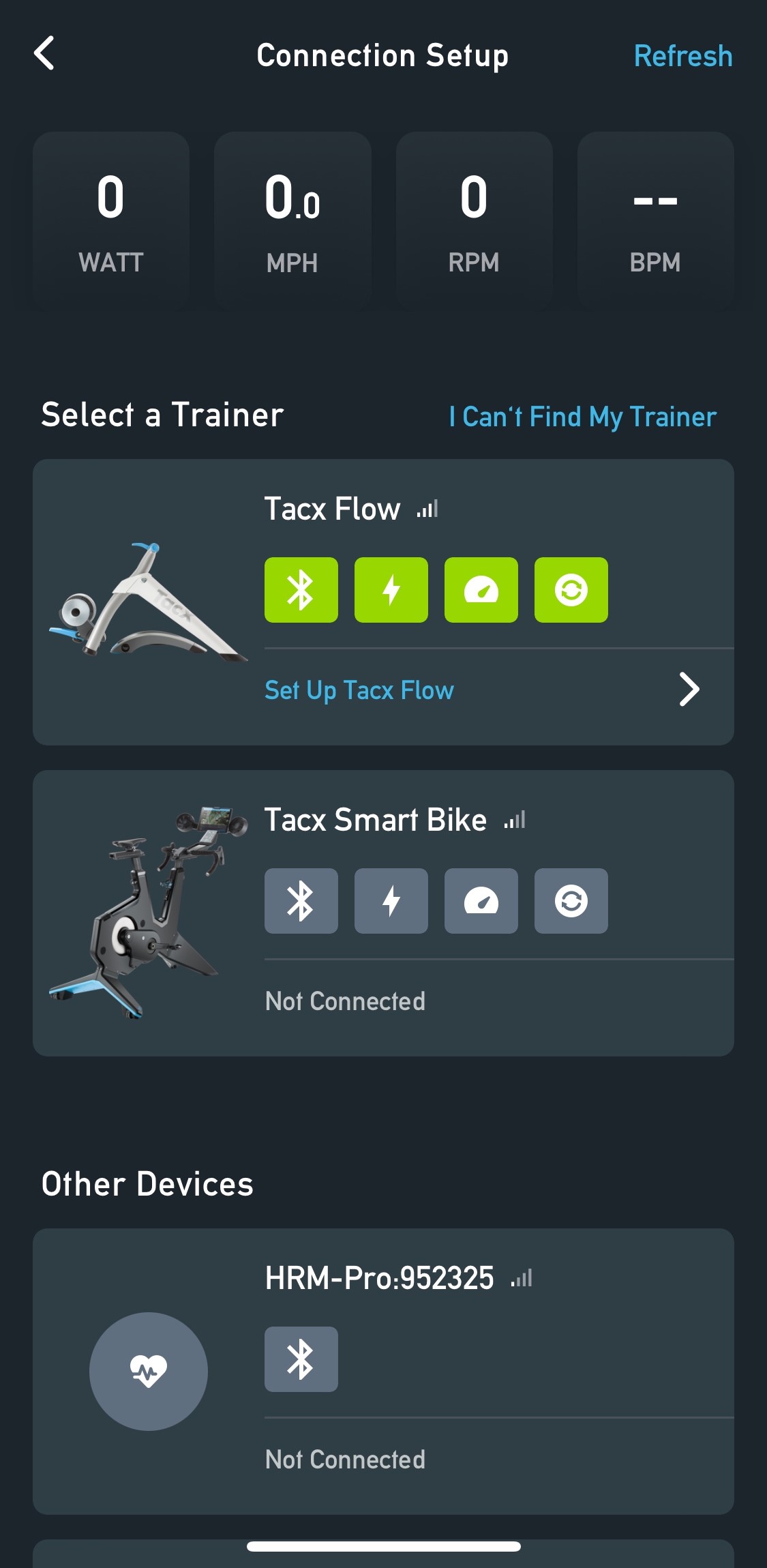 Connecting Sensors to The Tacx Training App | Garmin Customer