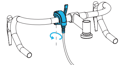 Installing resistance lever on handlebars