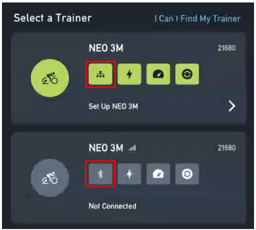 NEO 3M pairing in app via wi-fi