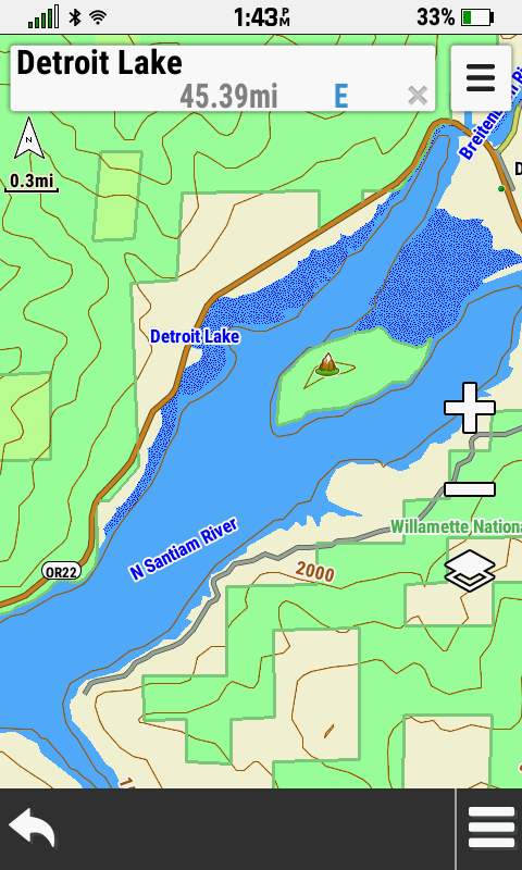 TopoActive Montana .3 Mile Zoom