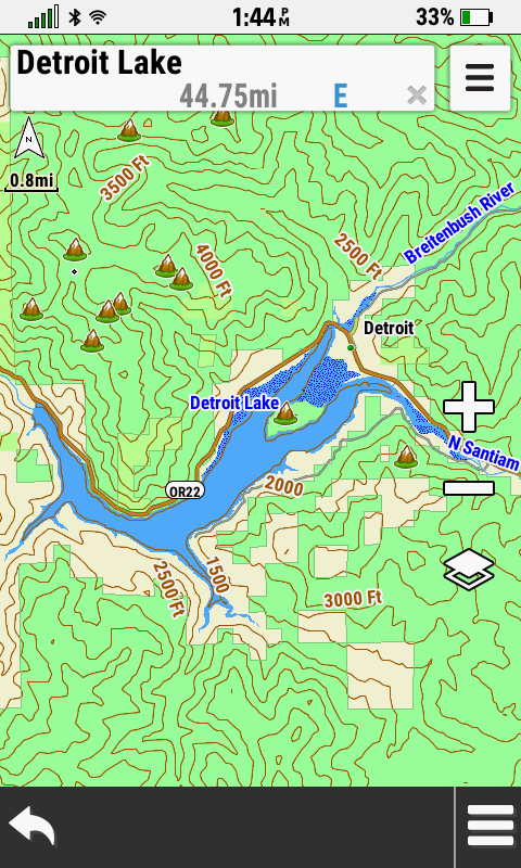 TopoActive Montana .8 Mile Zoom