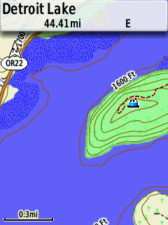 TopoActive eTrex .3 Mile Zoom