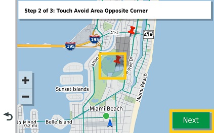 Vieo Avoid Area Touch Opposite Corner