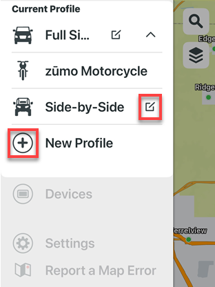 Tread app edit or add profile 1