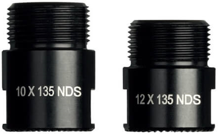 Type 2 thru axle 10x135 and 12x135 NDS adapters
