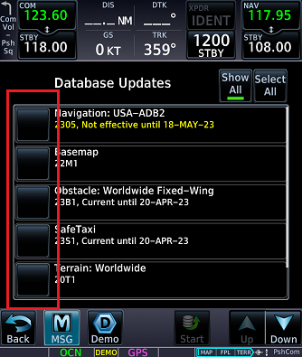 Update GTN Xi DB switch 6 Update GTN Xi DB switch 6