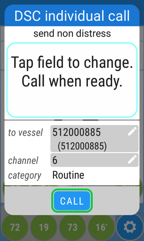 VHF DSC MMSI and Channel setup
