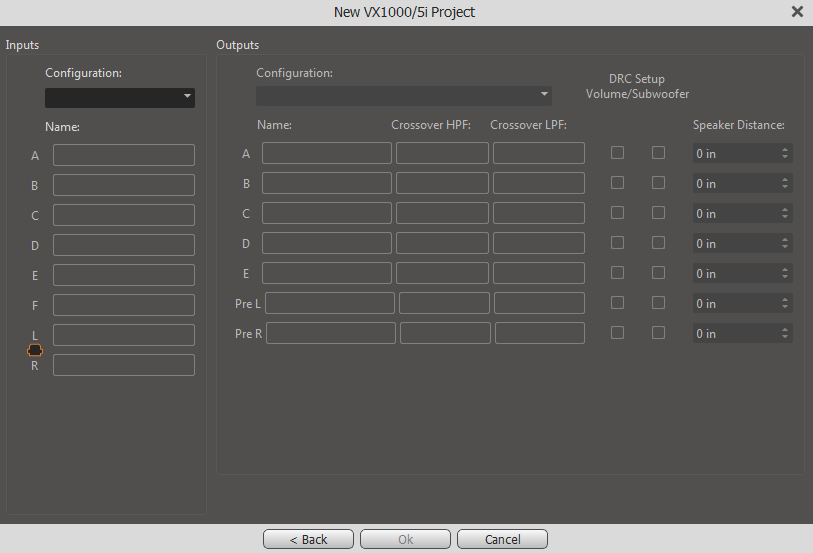 VXi Configuration 