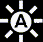 auto brightness icon