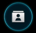 Book icon with person ouline