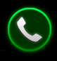 Phone inside of a green circle