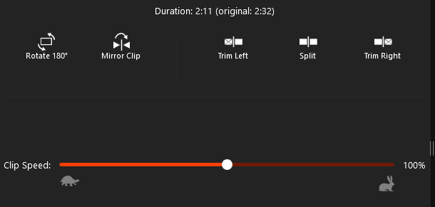 VirbEdit Editing