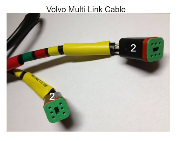 image is of what the multi-link cable from Volvo looks like