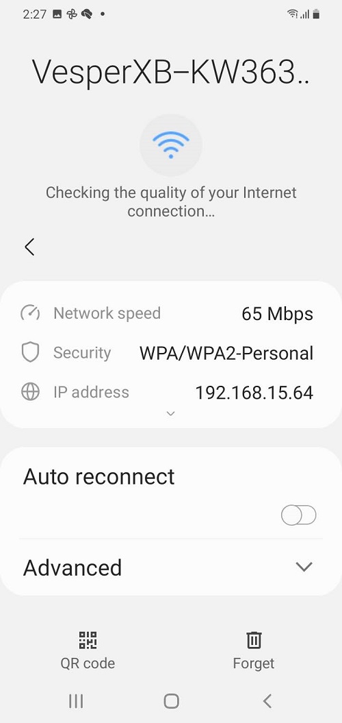 WiFiphoneconnectedtoXB