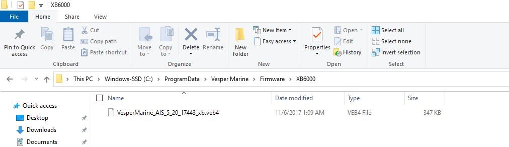 XB-6000 Firmware Update Instructions 