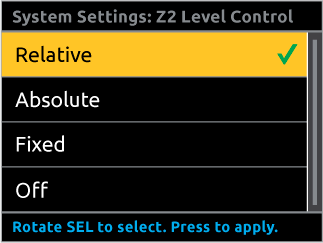 System Settings JL Audio