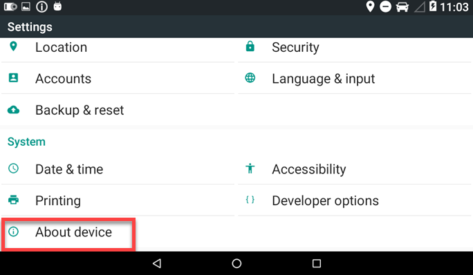 about device