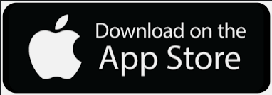 Black logo with a White Apple icon for the Apple App Store