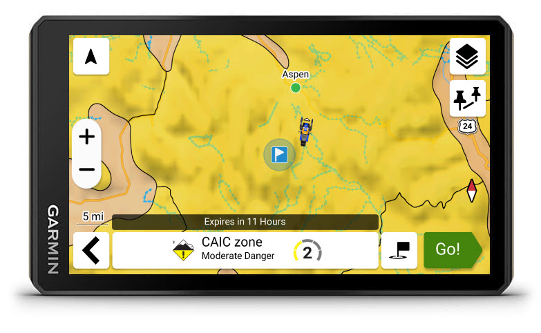 Tread Showing Avalanche Risk Report