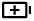Battery symbol with a plus sign