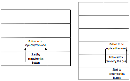 sp12 switch panel button removal