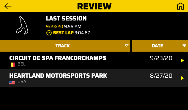 review screen