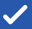 White checkmark icon on blue background.