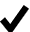 Black check mark
