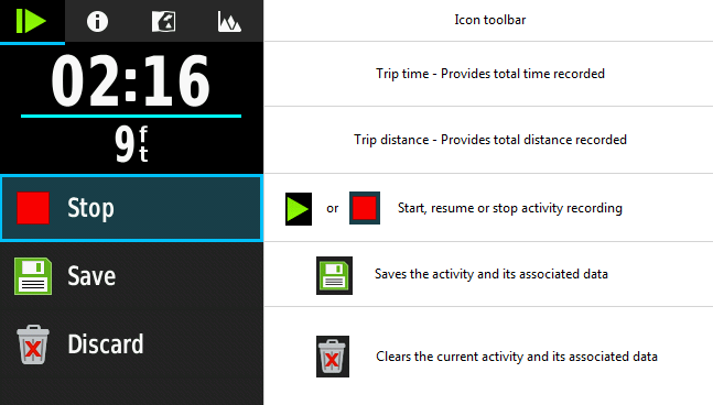 Recording Controls Page