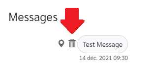 delete MSG fr