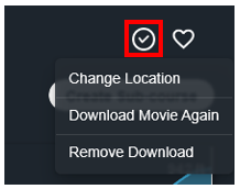 delete movie option in desktop app