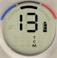 delta handheld screen with numbers