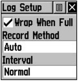 eTrex Venture Track Log Setup