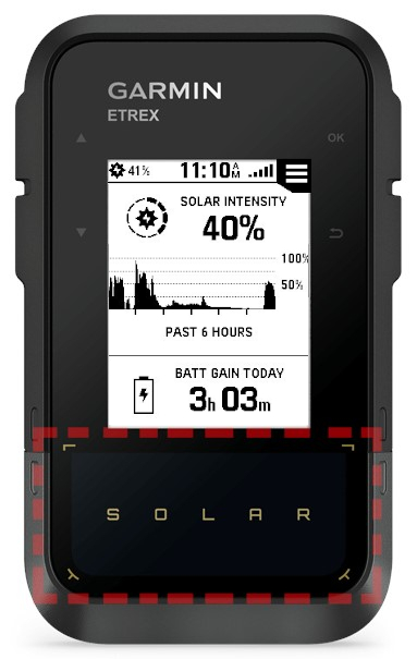 El nuevo eTrex Solar de Garmin un imprescindible para tener siempre batería