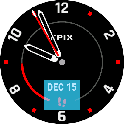 epix watch face example 10 touch