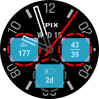 epix watch face example 11 touch