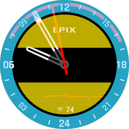 epix watch face example 5 touch
