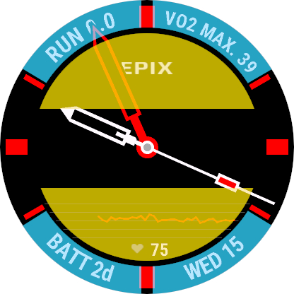 epix watch face example 7 touch