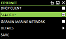 select static ip