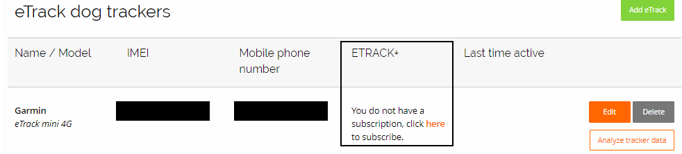 etrack dog added ENG