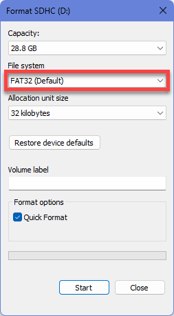 Fat 32