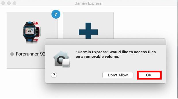 Garmin Express Not Detecting Devices Newer Mac OS | Garmin Customer Support