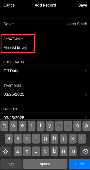 iOS Annotation Red box