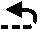 Dashed Back Arrow