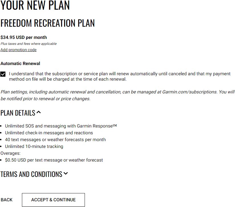 Review Plan Details